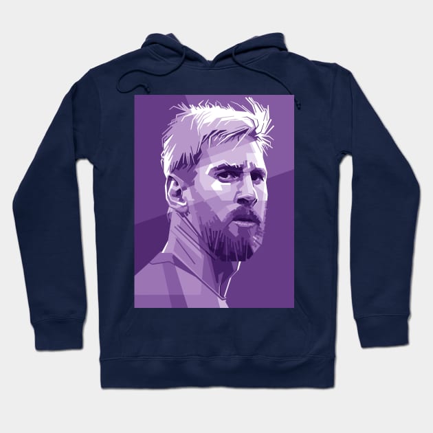 messi Hoodie by lots of artWork